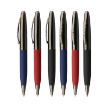 Promoção de presentes de luxo Ponto de toque macio caneta pesada publicidade Pens personalizada de metal com logotipo personalizado